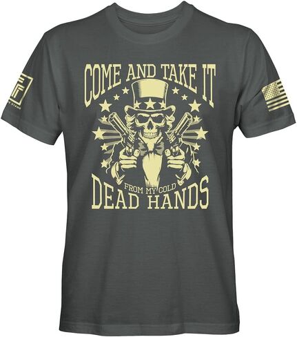 Come and Take it from My Cold Hands Men's Patriotic T-Shirt in Saudi Arabia