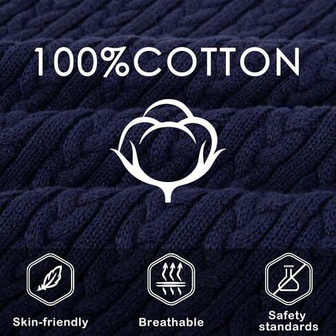 BOBOYOYO Boys Sweater Vest Unisex Cable Knit 100% Cotton Toddler Uniform Vest for Little Big Childrens Kids Teenage Girls in Kuwait