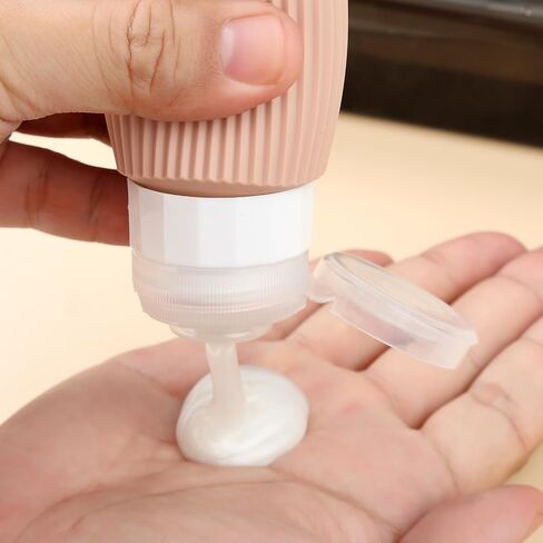 16 Pack Travel Bottles Set, TSA Approved Leak Proof Silicone Squeezable Containers for Toiletries, Refillable Travel Accessories for Conditioner, Shampoo, Lotion & Body Wash Accessories in Saudi Arabia