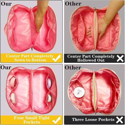 Preppy Bag Stoney Clover Makeup Bag Nylon Cosmetic Bag Preppy Patch Makeup Bag Stuff Makeup Bag Chenille Letter Pouch Stuff Pouch Rose Red Varsity Letter Makeup Bag in Saudi Arabia