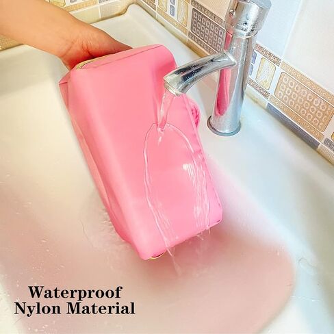 Preppy Bag Stoney Clover Makeup Bag Nylon Cosmetic Bag Preppy Patch Makeup Bag Stuff Makeup Bag Chenille Letter Pouch Stuff Pouch Rose Red Varsity Letter Makeup Bag in Saudi Arabia