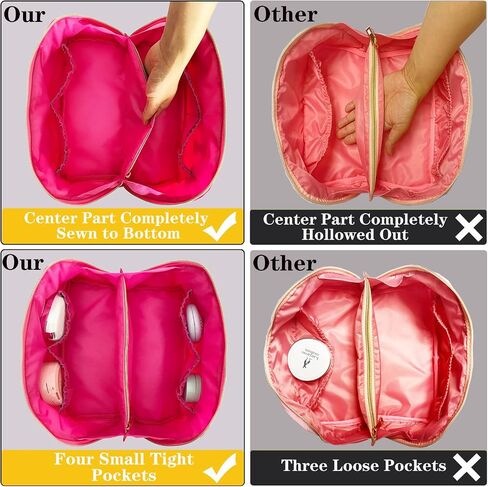 Preppy Bag Stoney Clover Makeup Bag Nylon Cosmetic Bag Preppy Patch Makeup Bag Stuff Makeup Bag Chenille Letter Pouch Stuff Pouch Rose Red Varsity Letter Makeup Bag in Saudi Arabia