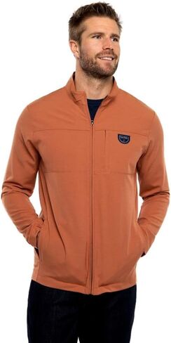 TravisMathew Men's Quick Call Full Zip Jacket, Copper (1MZ237-0COP, US, Alpha, X-Large, Regular, Regular) in Saudi Arabia
