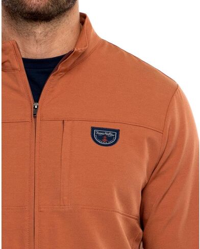 TravisMathew Men's Quick Call Full Zip Jacket, Copper (1MZ237-0COP, US, Alpha, X-Large, Regular, Regular) in Saudi Arabia