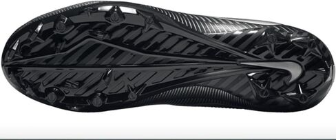 حذاء كرة القدم Vapor Strike 5 TD من Nike للرجال، أسود/فضي معدني، مقاس 11 M US in Saudi Arabia