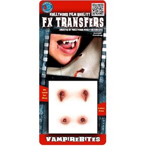 WMU 1127030 Small 3D Fx Vampire Bites - Costume Makeup Kits