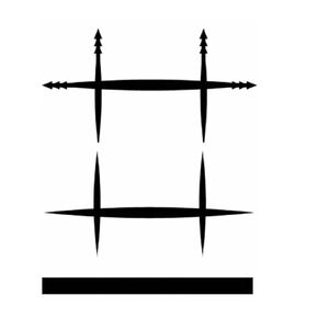 Choso Tattoo Stickers Character Cosplay Costume Decorations Props Accessories (black)
