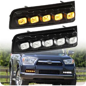 Daytime Running Lights Fog Lights Fit for 2014-2024 Toyota 4Runner Fog Bulbs Lamps Lights Assembly (14-24 -4Runner-fog) in Kuwait