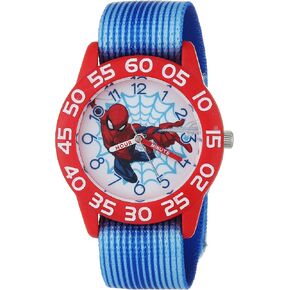 MARVEL Spider-Man Kids' WMA000178 Spider-Man Analog Display Analog Quartz Blue Watch