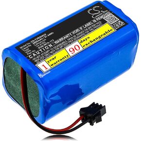 14.4V 2600mAh Battery Replacement for Ionvac SmartClean 2000 Denkee 600 DK600 X500,X500 Pro DK600 MAX Robot Vacuum Cleaner X500 Simum X586 SUN-INTE-172 SUN-INTE-273 .CMICR18650F8M7-4S1P