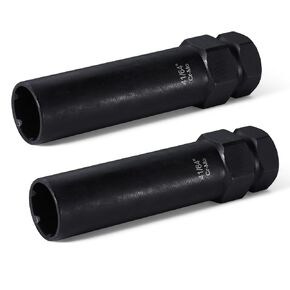 2 Pieces 6 Spline Lug Nut Socket Set, Locking Lug Nut Removal Tool, Wheel Lock Removal Kit for Easy Installation and Removal of Lug Nuts on Aftermarket Wheels