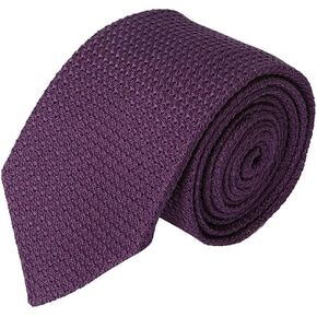 Grenadine 100% Silk Tie for Men, Made in Italy, Hand-Finished, Tipped, Small Batch Premium Men's Accessory