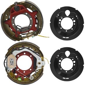 12-1/4" x 3-3/8" Trailer Brake Assembly K23-450-00 K23-451-00 Electric Brake Assembly Compatible with Dexter 9k to 10k lb Axles
