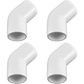 3way 3/4 inch PVC Fittings Corner Cross Elbow 90 Degree for Greenhouse Shed Pipe, Tent Connection Tee, Furniture Build Grade SCH40 [4 PACK]