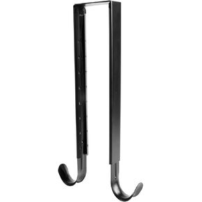 Double Side Wreath Hanger, Adjustable Wreath Hook Christmas Wreath Hanger for Front Door Black Wreath Door Hanger Hook for Christmas Front Door Decoration