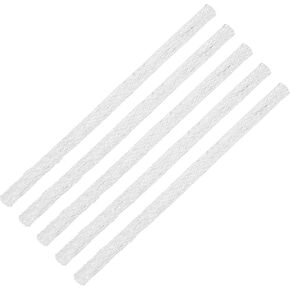 5 Pcs Replacement Wicks for Tiki Torches, Long Life Fiberglass Replacement Wicks,10 Inch Torch Wicks for DIY Bottles Oil Lamp Outside Lanterns Oil Lamps (5)