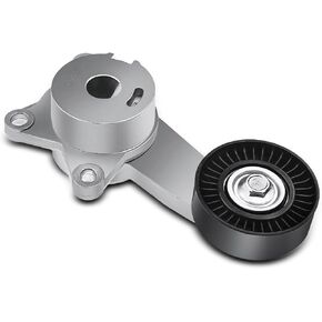 A-Premium Belt Tensioner Assembly with Pulley Compatible with Mazda Tribute 2009-2011 & Ford Escape 2009-2012 & Mercury Milan 2010-2011, Mariner 2009-2011 3.0L, Replace# 9L8E6B209AA, 9L8E6B209BA