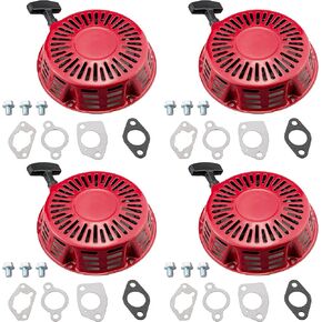 JJing 4 Pack Recoil Starter Assembly for Honda GX340 GX390 GX420 11Hp 13Hp 16Hp Engine Harbor Freight Chicago Electric Predator 420cc Engine Champion 389cc 420cc 439cc Engine