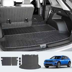 Cargo Mat for Honda Prologue 2024 2025, Trunk Mat with Backrest Mat All Weather Protection Back Seat Cover Protector for 2025 Honda Prologue Accessories