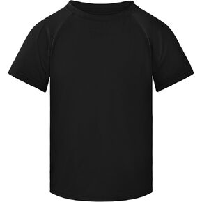 Auranso Boys Rash Guard Short Sleeve Boys Swim Shirt UPF 50+ Quick Dry Shirt for Girls