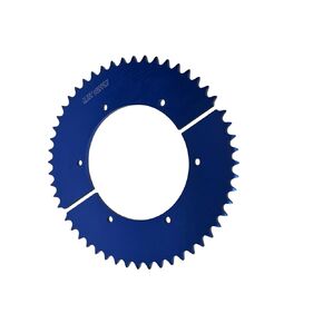 Split Aluminum Sprocket 40 Tooth for 40 Chain Blue