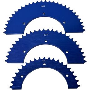 Split Aluminum Sprocket 40 Tooth for 40 Chain Blue in Saudi Arabia