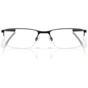 Oakley Men's OX3218 Socket 5.5 Rectangular Prescription Eyewear Frames, Satin Black/Demo Lens, 56 mm