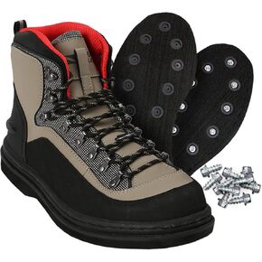 Paramount Outdoors Men's MFBW002-DJX-11 Slate Felt Wading Boot, Tan/Blk, 11