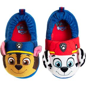 Nickelodeon Paw Patrol and Sponge Bob Squarepants - Toddler Boys Chase and Marshall House Shoes - Plush Lightweight Warm indoor Comfort Soft Aline House Slippers (Toddler/Little Kid/Big Kid)