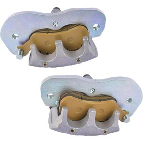 Front Brake Calipers & Sintered Pads 705601463 705601462 Replacement for Can Am Maverick Trail/Sport/X3 2017-2022 Defender 2016-2022 Commander 2021-2022 AKWH
