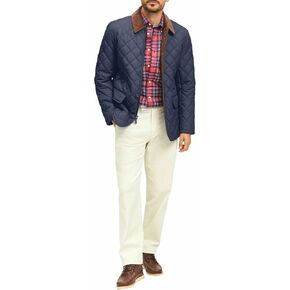 Brooks Brothers Men's Diamond Quilted Walking Coat