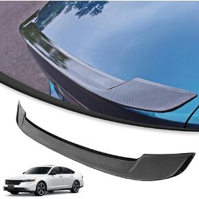 Rear Spoiler for Honda Accord 11th Generation 2024 2023 Rear Trunk Spoiler Wing Carbon Fiber Printing Rear Boot Deck Lid Wing