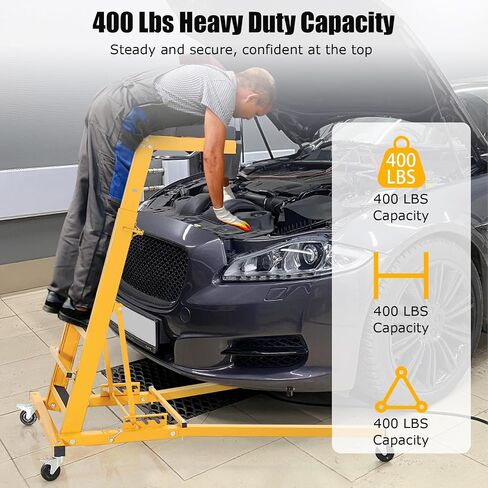 Adjustable Automotive Engine Creeper, Engine Creeper 48"-66", Top Automotive Creeper 400 Lbs Capacity for Home Garage, Workshop Repair Maintenance in Saudi Arabia