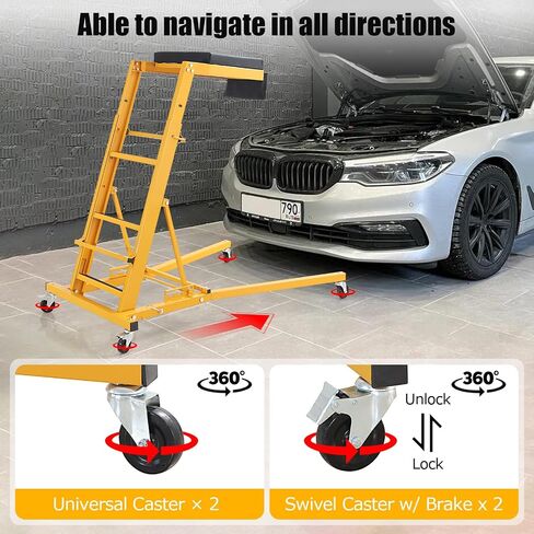 Adjustable Automotive Engine Creeper, Engine Creeper 48"-66", Top Automotive Creeper 400 Lbs Capacity for Home Garage, Workshop Repair Maintenance in Saudi Arabia