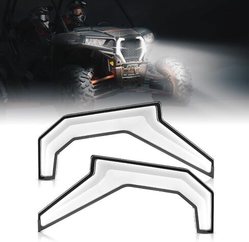 KEMIMOTO Turn Signal Fang Lights مجموعة توقيع أمامية مقاومة للماء متوافقة مع 2014-2017 RZR XP 1000/ RZR XP4 1000، 2015-2017 RZR 900/ RZR-4 900/ RZR-S 900/ RZR-XC 900 in Saudi Arabia