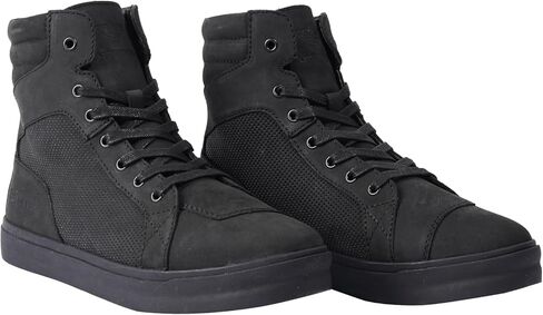 Motorcycle Shoes for Men, Anti-Slip Breathable Cowhide Street Casual Motorcycle Riding Boots with Ankle Support, Shift Pads in Saudi Arabia