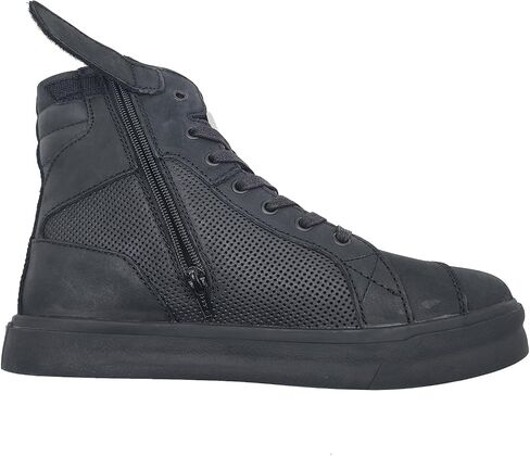 Motorcycle Shoes for Men, Anti-Slip Breathable Cowhide Street Casual Motorcycle Riding Boots with Ankle Support, Shift Pads in Saudi Arabia