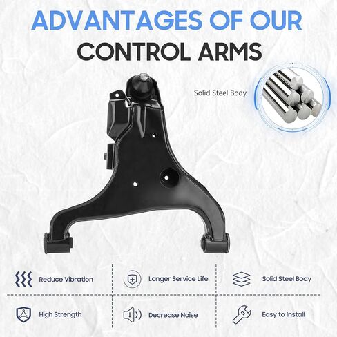Front Lower Control Arms for 2004-2010 Infiniti QX56, 2005-2015 Nissan Armada, 2004-2015 Nissan Titan, 2004 Nissan Pathfinder Armada (2PCs) in Saudi Arabia