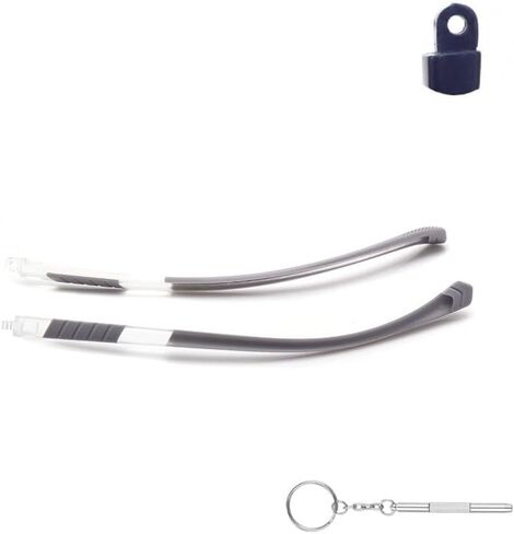 Child Eyeglass Arms 1 Pair Glasses Replacement Temple TR Silicone Frame Arms Dark Blue Screw Screwdriver in Saudi Arabia