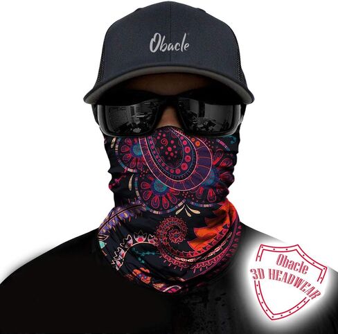 Obacle Neck Gaiter Face Mask Bandana for Sun Dust Wind Protection for Men Women in Kuwait
