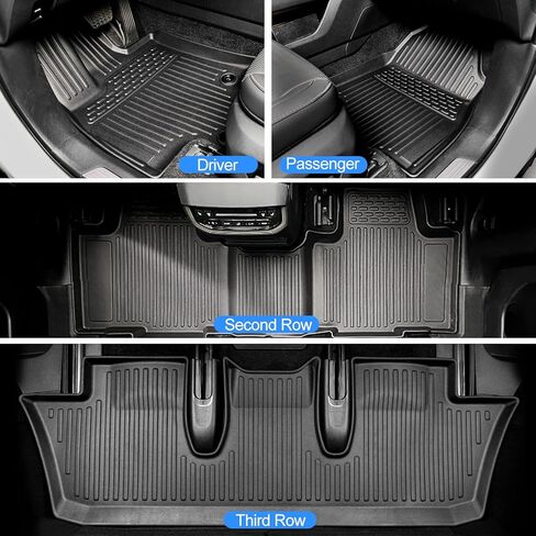 Cargo Mat Fit for 2024 2025 Lexus TX, Trunk Mat Seat Backrest 2 in 1 Mat All-Weather TPE Odorless Trunk Mat for Lexus TX350 TX500h TX550h+ Accessories in Kuwait