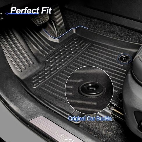 Cargo Mat Fit for 2024 2025 Lexus TX, Trunk Mat Seat Backrest 2 in 1 Mat All-Weather TPE Odorless Trunk Mat for Lexus TX350 TX500h TX550h+ Accessories in Kuwait