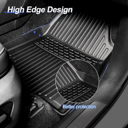 Cargo Mat Fit for 2024 2025 Lexus TX, Trunk Mat Seat Backrest 2 in 1 Mat All-Weather TPE Odorless Trunk Mat for Lexus TX350 TX500h TX550h+ Accessories in Kuwait