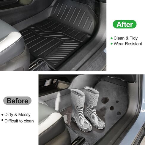 Cargo Mat for Honda Prologue 2024 2025, Trunk Mat with Backrest Mat All Weather Protection Back Seat Cover Protector for 2025 Honda Prologue Accessories in Kuwait