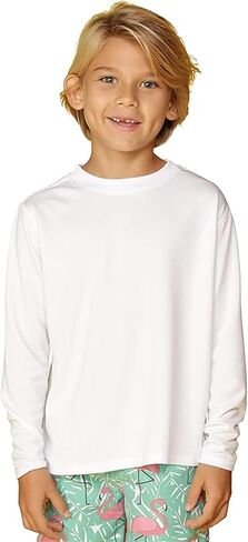 INGEAR Boys Rash Guard Long Sleeve Swim Shirt - Quick Dry UPF 50+, Kids Fishing Shirt, Dry fit Shirts for Boys Sizes XS-XL in Kuwait