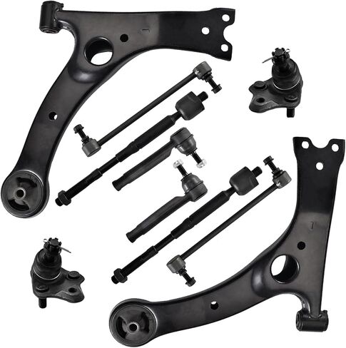 ASTARPRO - 10pc Front Suspension Kit for Toyota Corolla 2003 2004 2005 2006 2007 2008, 2 Lower Control Arms 2 Ball Joints 2 Sway Bar Links 4 Outer & Inner Tie Rods Replacement in Saudi Arabia