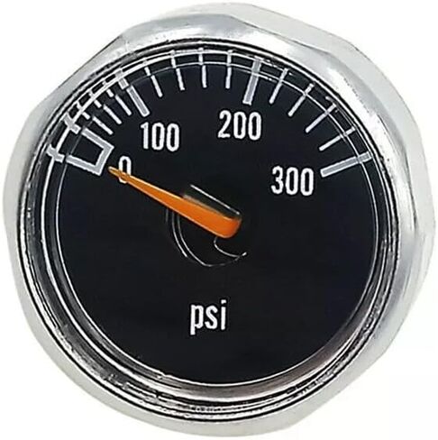 Paintball PCP Air Rifle Micro Pressure Gauge Manometre Manometer 1/8" NPT 21-22g (0-3000psi) in Saudi Arabia