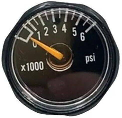 Paintball PCP Air Rifle Micro Pressure Gauge Manometre Manometer 1/8" NPT 21-22g (0-3000psi) in Saudi Arabia