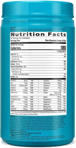 GNC Total Lean Shake 25 Protein Powder | Protein Meal Replacement with Fiber | Fuels Metabolism and Supports Lean Muscle | Vanilla Bean | 16 Servings in Kuwait