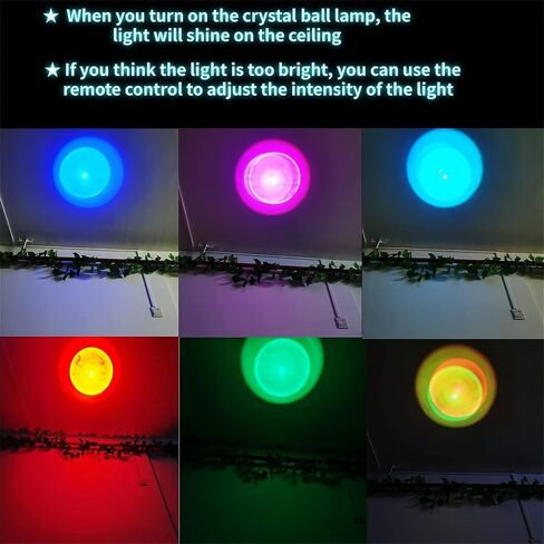 Solar System 3D Crystal Ball with LED Stand, Remote Control, 16 Colors Change, Galaxy Glass Sphere Lamp, Decorative Glass Ball Paperweight Gifts(80mm) in Saudi Arabia